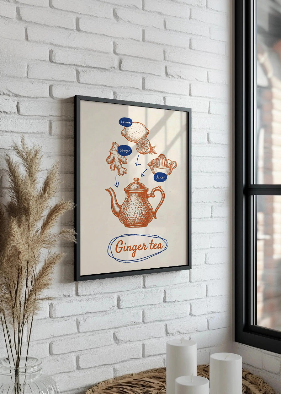 Cuadro Ginger tea - Decoración de cocina