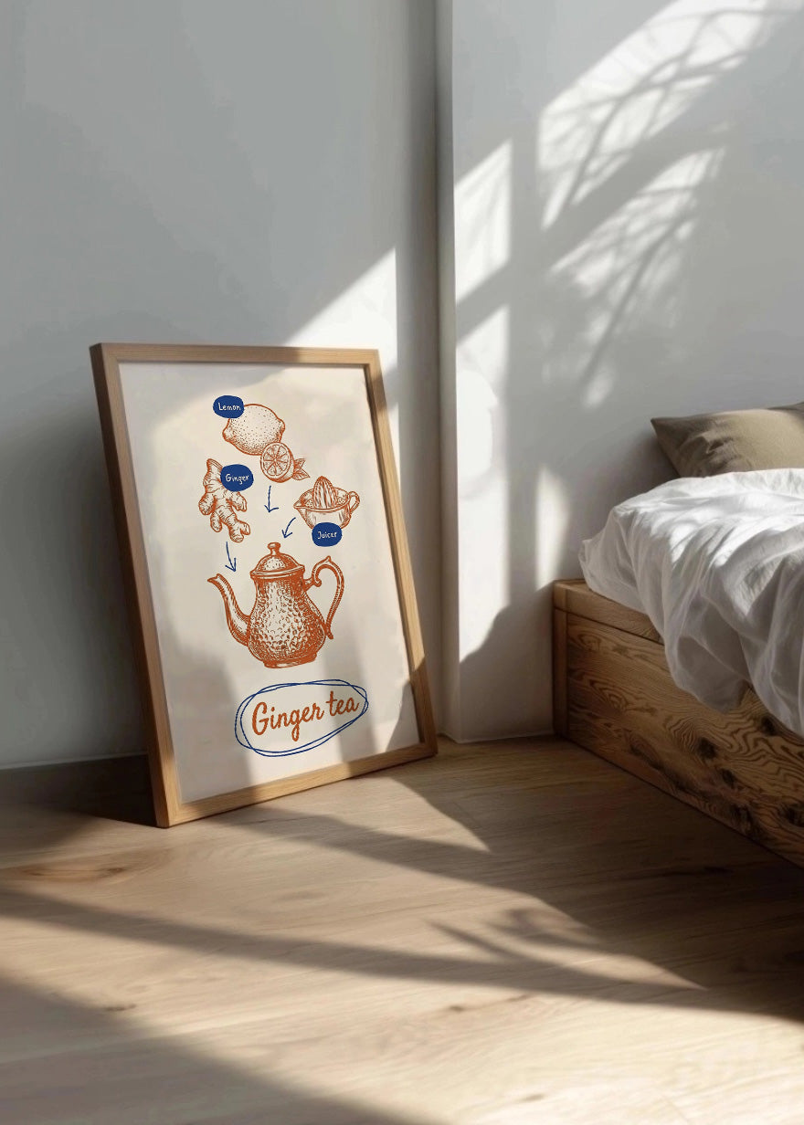 Cuadro Ginger tea - Decoración de cocina
