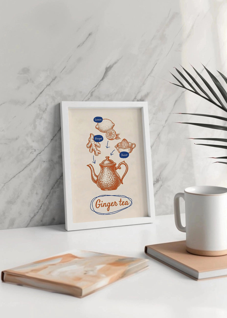 Cuadro Ginger tea - Decoración de cocina