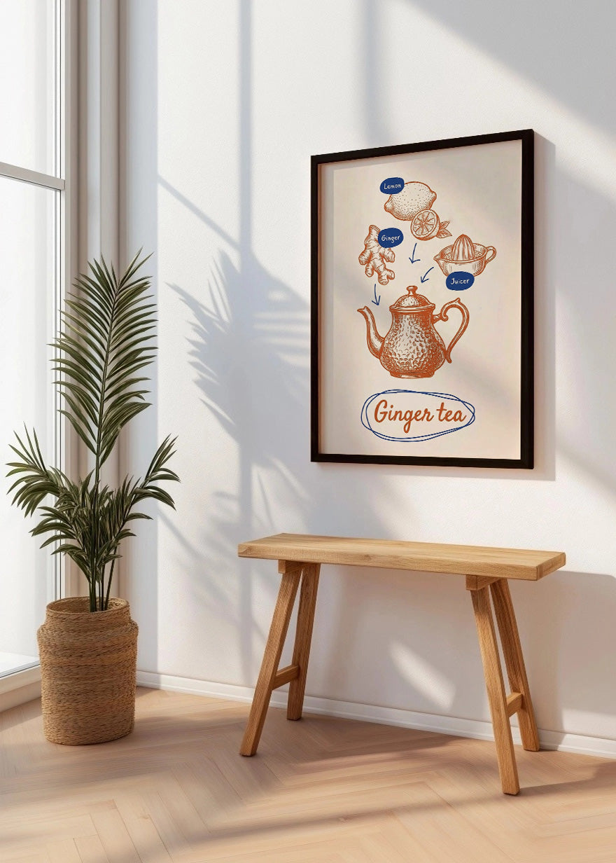 Cuadro Ginger tea - Decoración de cocina
