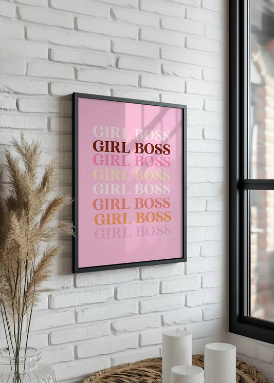 Cuadro Girl boss