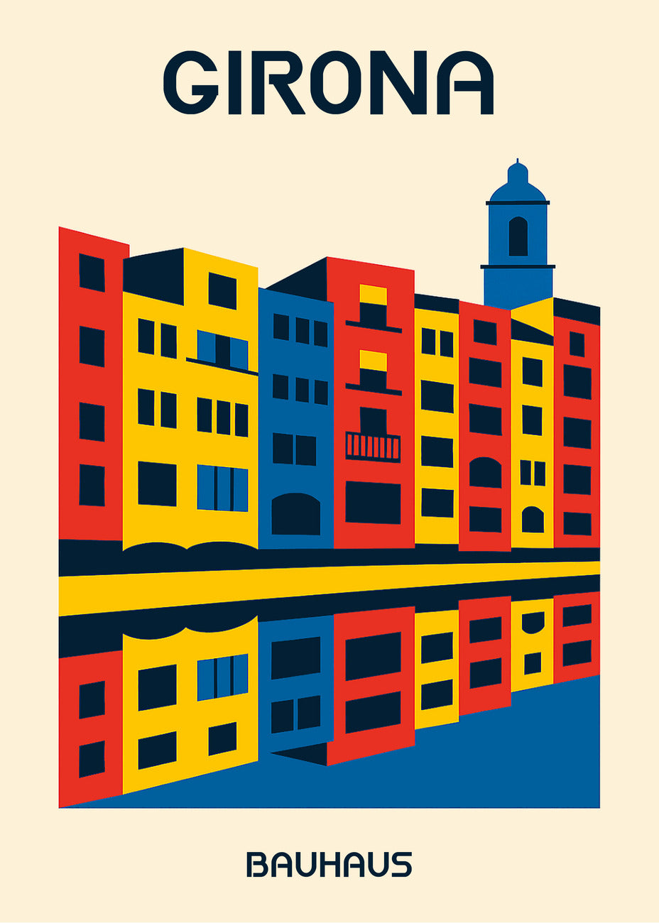 Cuadro Girona Poster Bauhaus