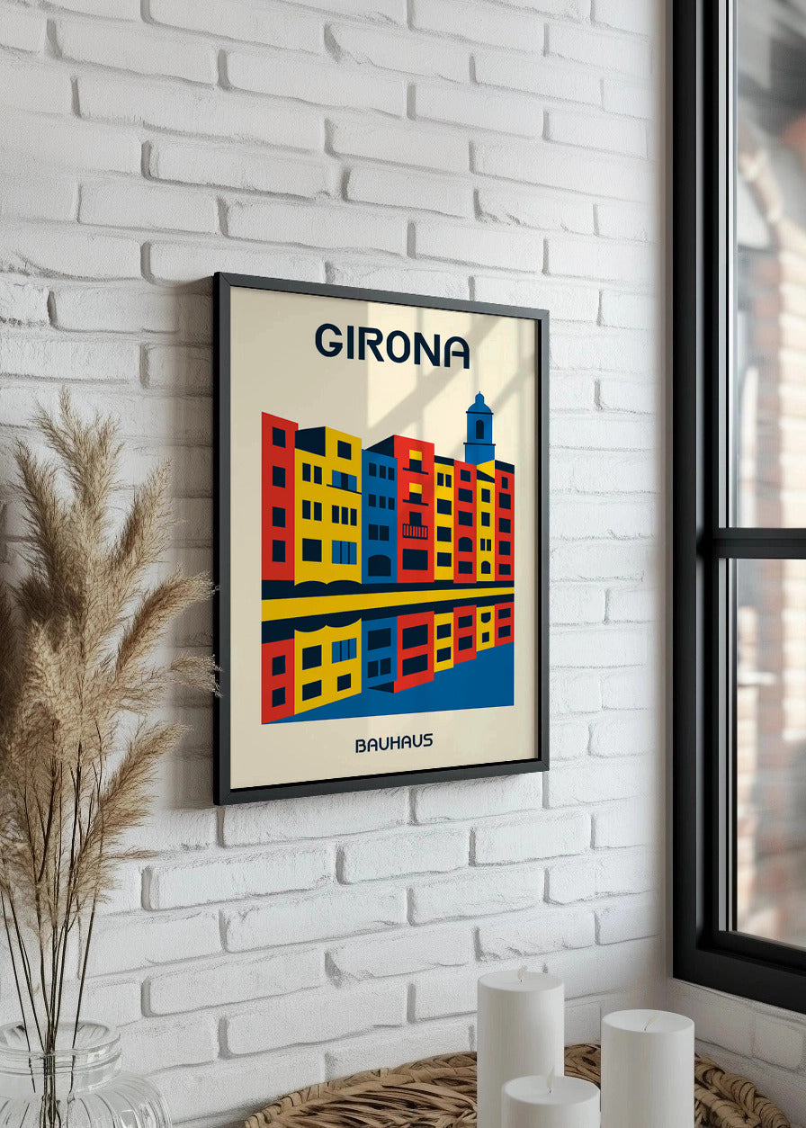 Cuadro Girona Poster Bauhaus