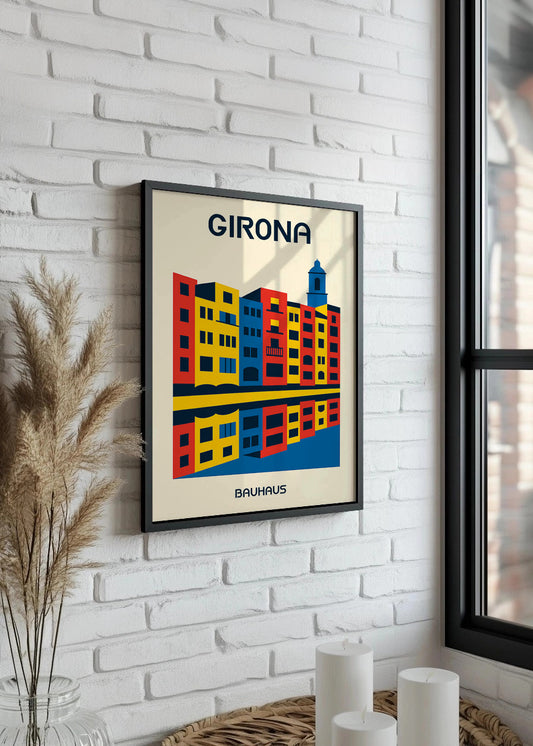 Cuadro Girona Poster Bauhaus