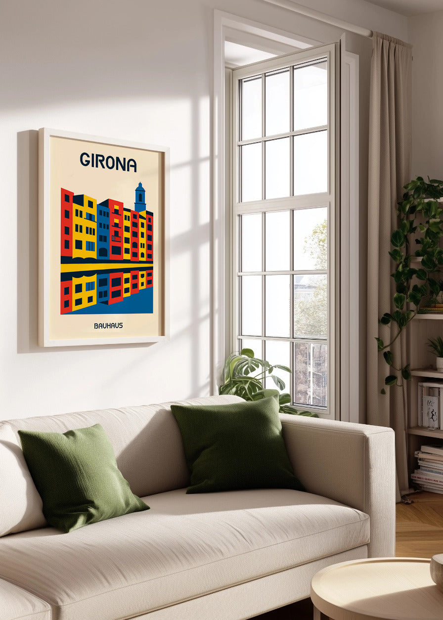 Cuadro Girona Poster Bauhaus