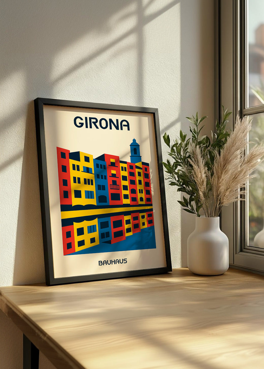 Cuadro Girona Poster Bauhaus