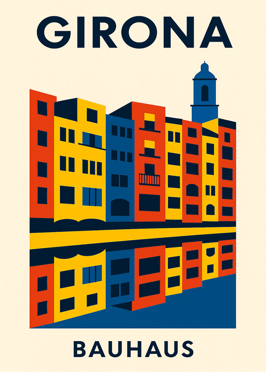 Cuadro Girona Poster Bauhaus