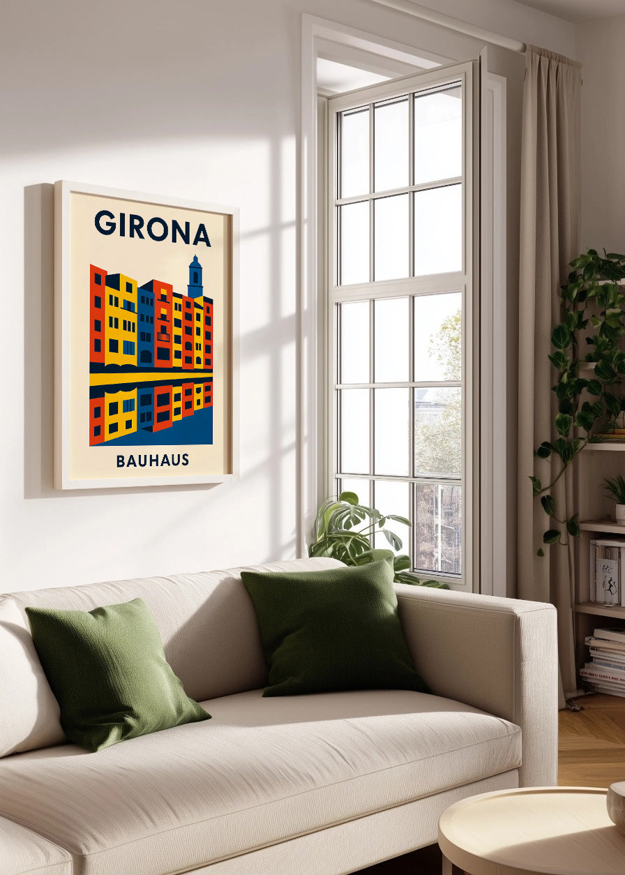 Cuadro Girona Poster Bauhaus