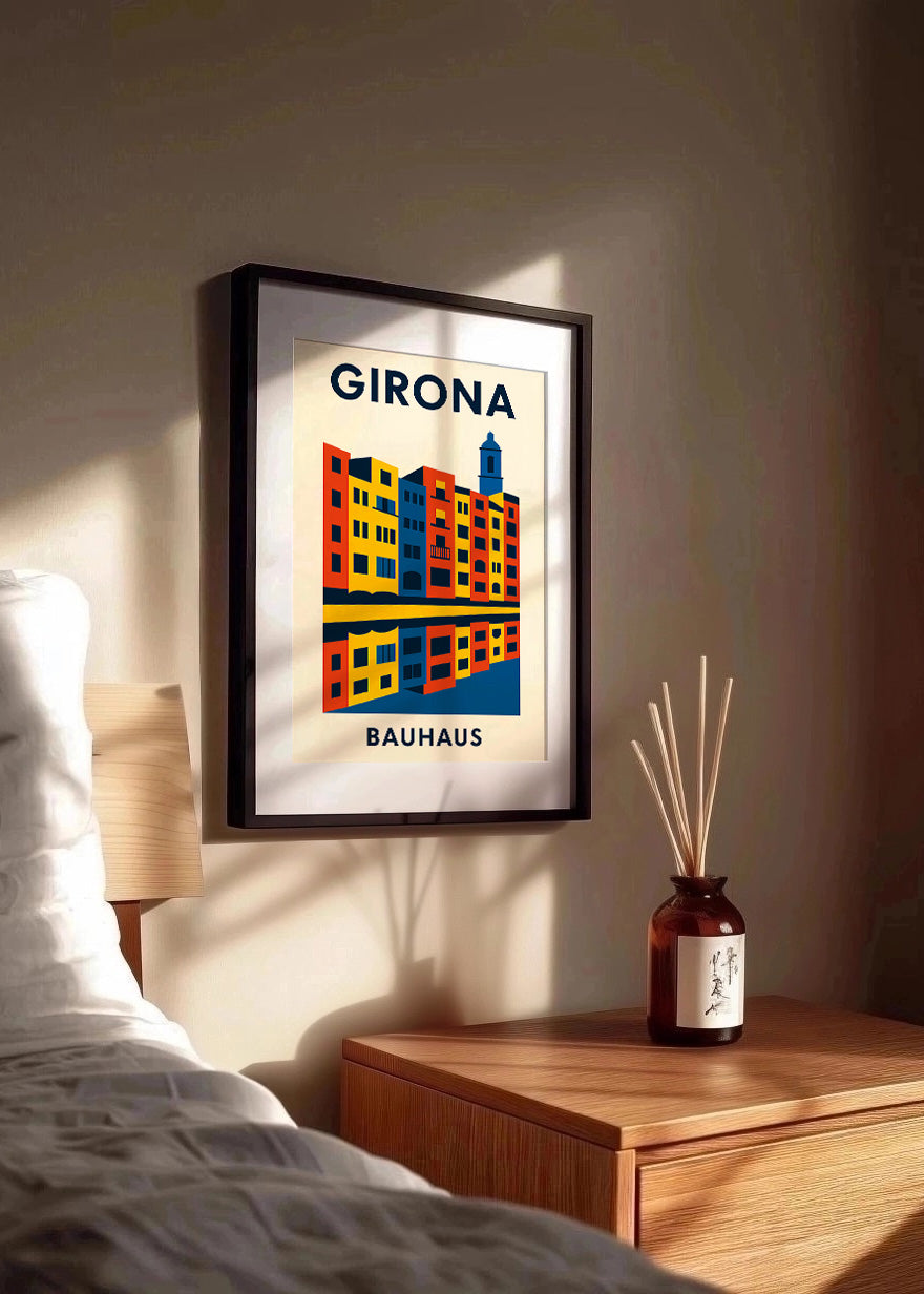 Cuadro Girona Poster Bauhaus