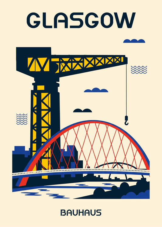 Cuadro Glasgow Poster Bauhaus