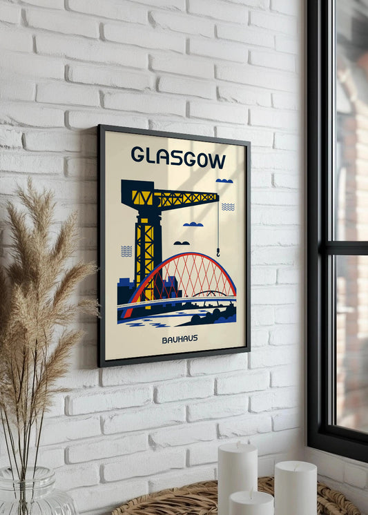 Cuadro Glasgow Poster Bauhaus