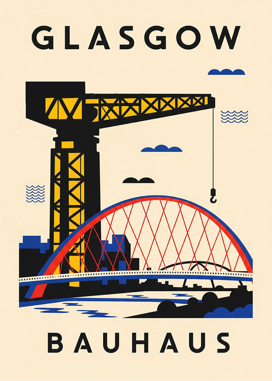 Cuadro Glasgow Poster Bauhaus