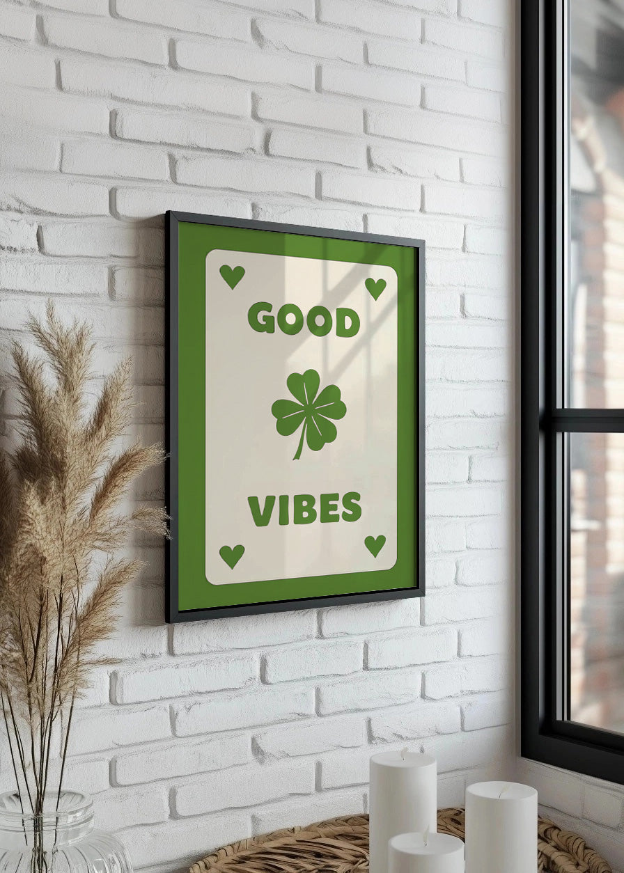 Cuadro Good Vives trevol poker
