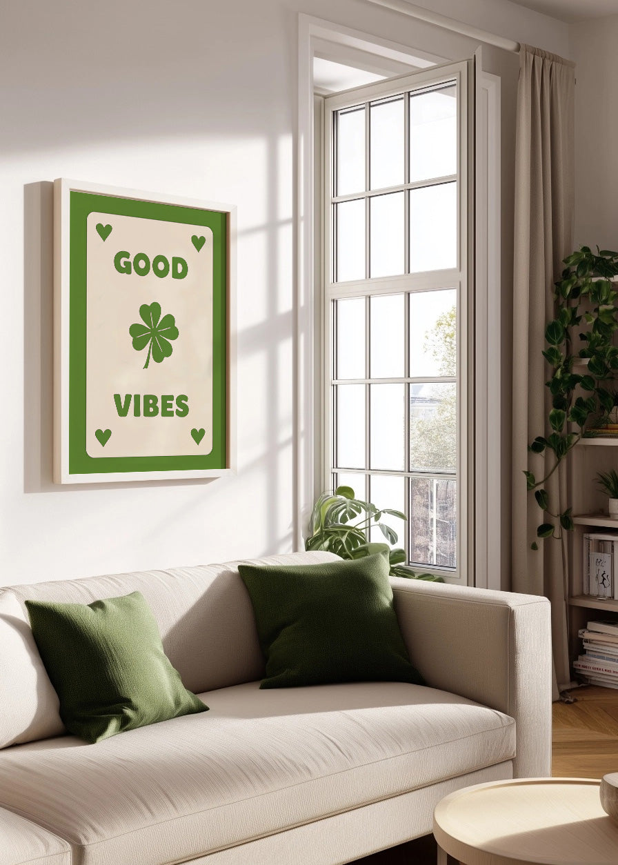 Cuadro Good Vives trevol poker