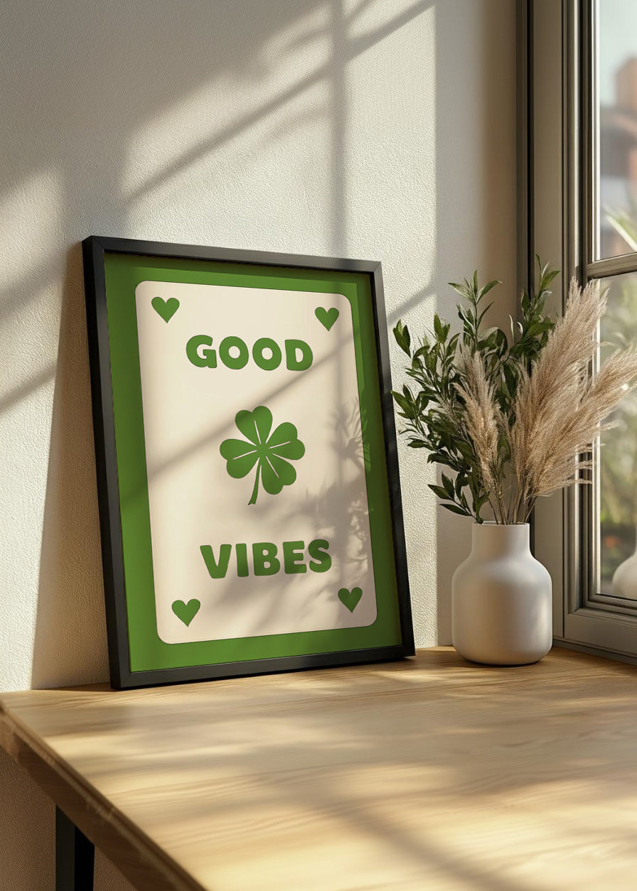 Cuadro Good Vives trevol poker