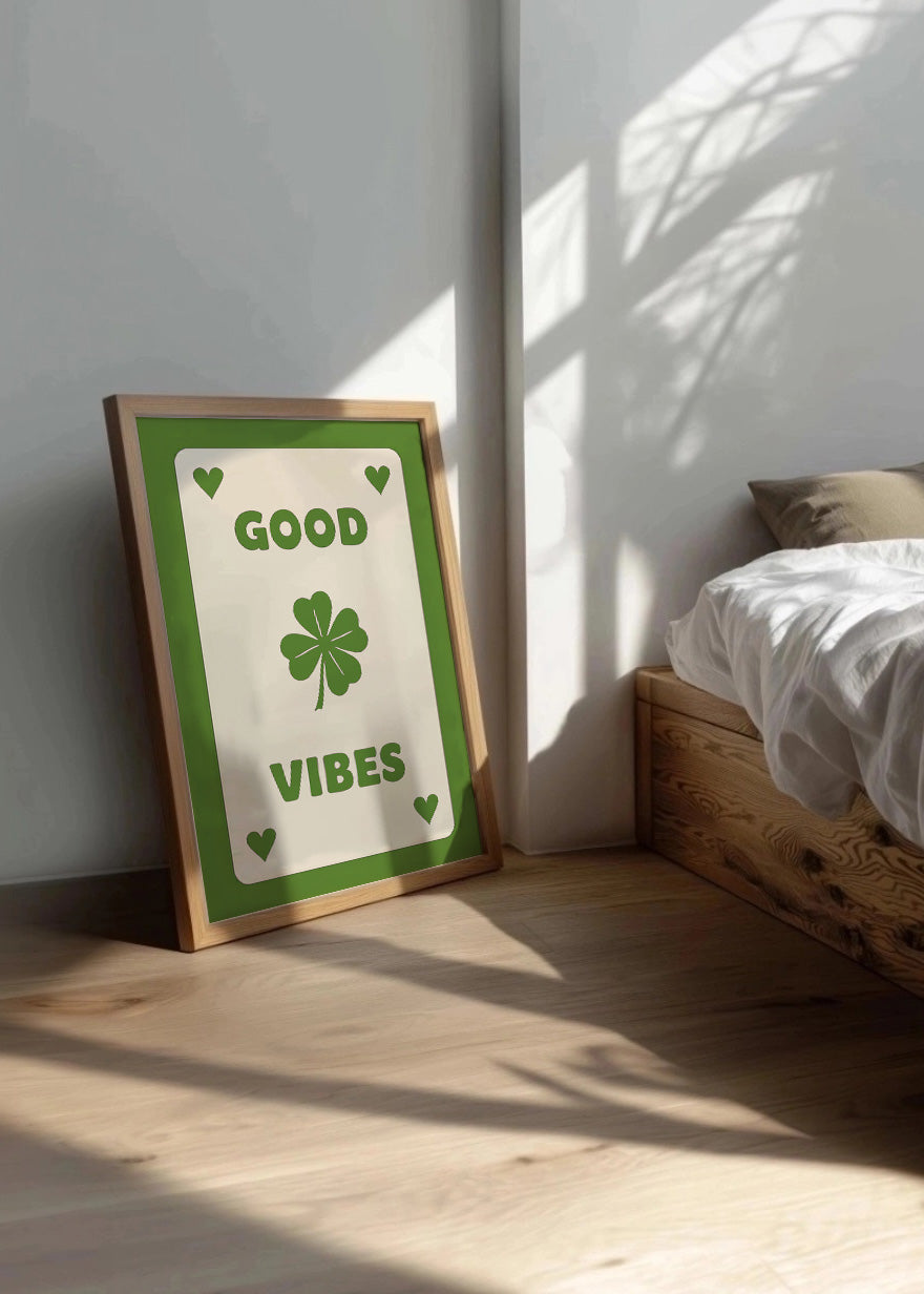 Cuadro Good Vives trevol poker