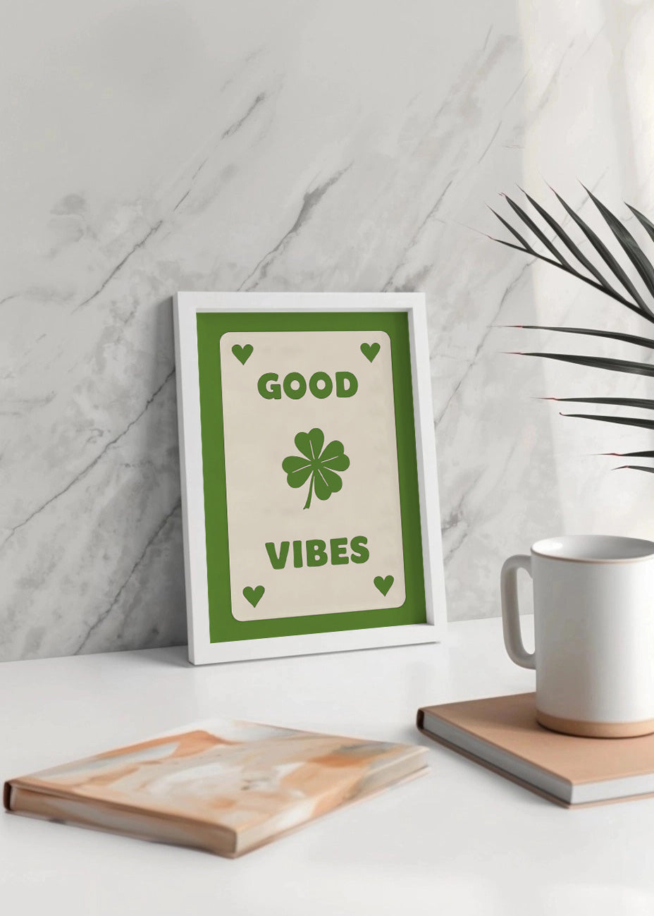 Cuadro Good Vives trevol poker