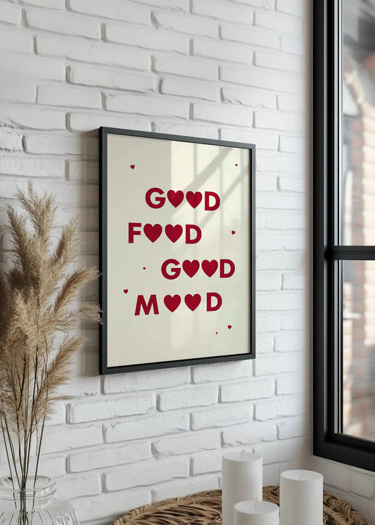 Cuadro Good food mood