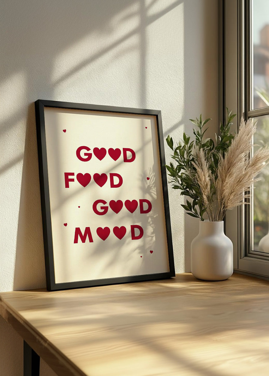 Cuadro Good food mood