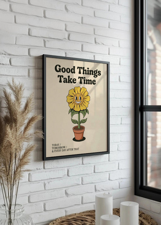 Cuadro Good things take time