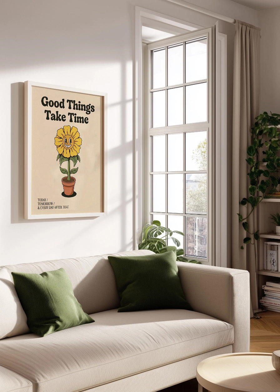 Cuadro Good things take time