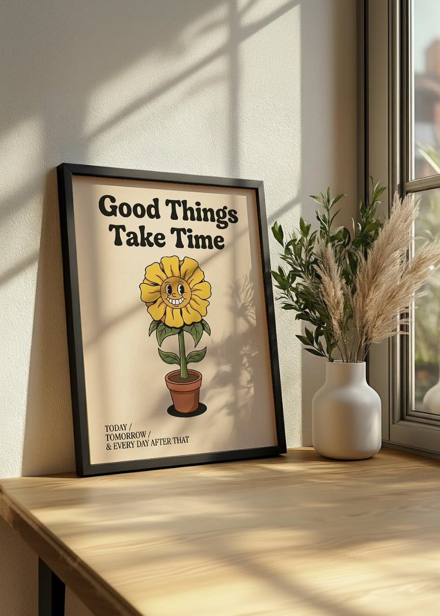 Cuadro Good things take time