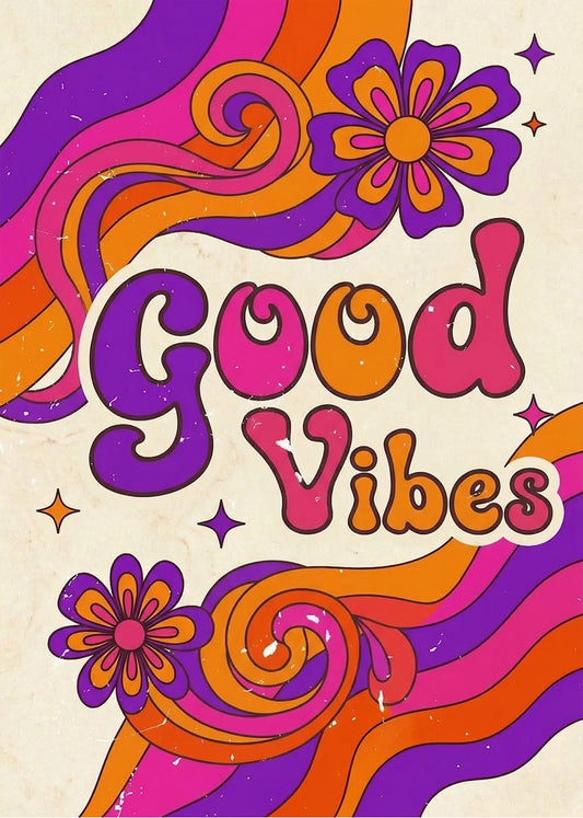 Cuadro Good vibes rool