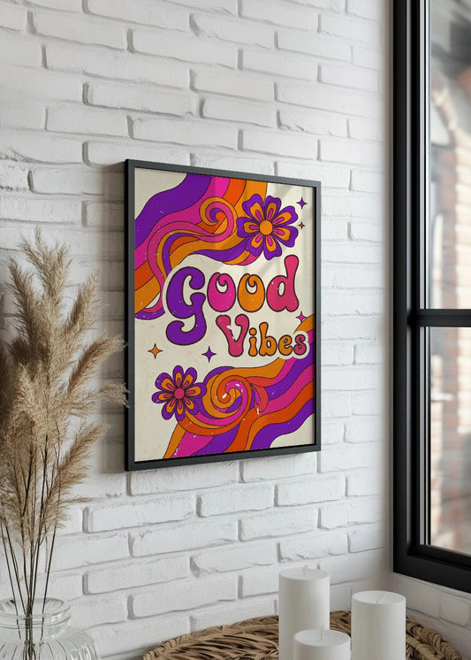 Cuadro Good vibes rool