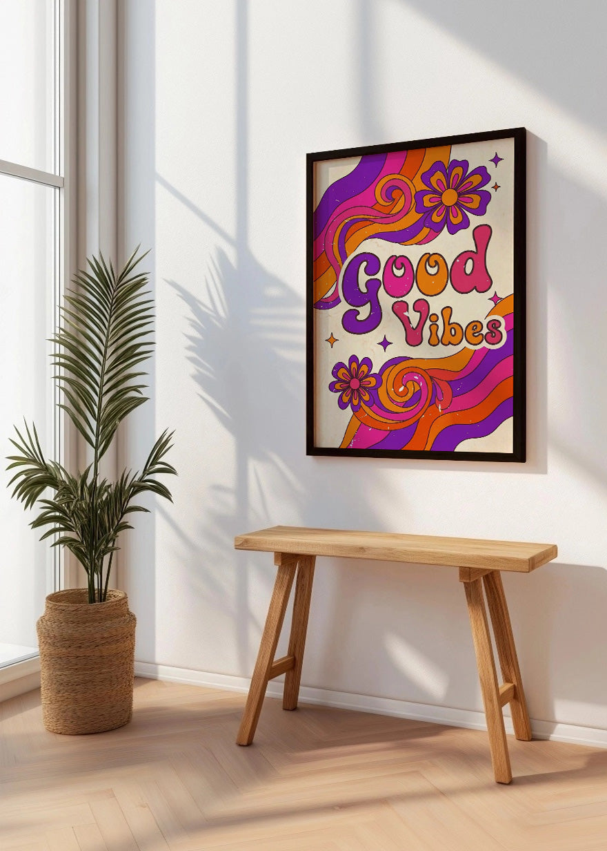 Cuadro Good vibes rool