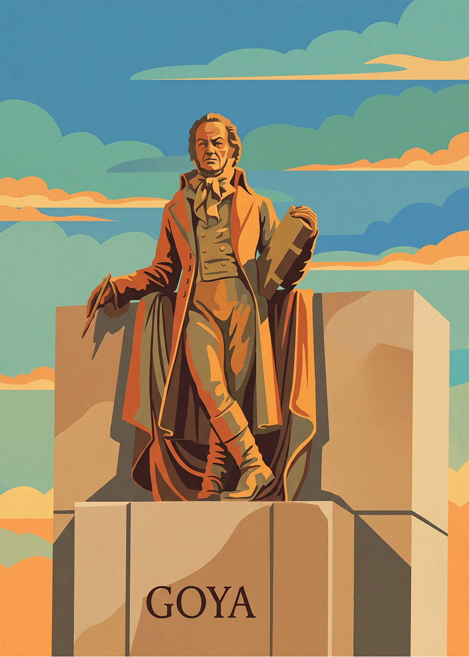 Cuadro Goya en Zaragoza - Poster