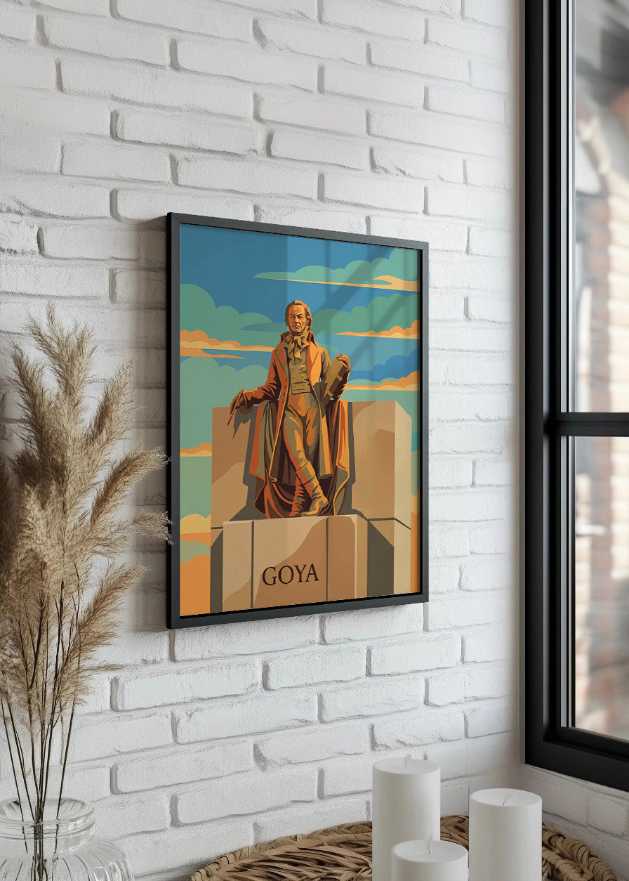 Cuadro Goya en Zaragoza - Poster