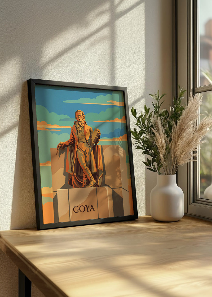 Cuadro Goya en Zaragoza - Poster