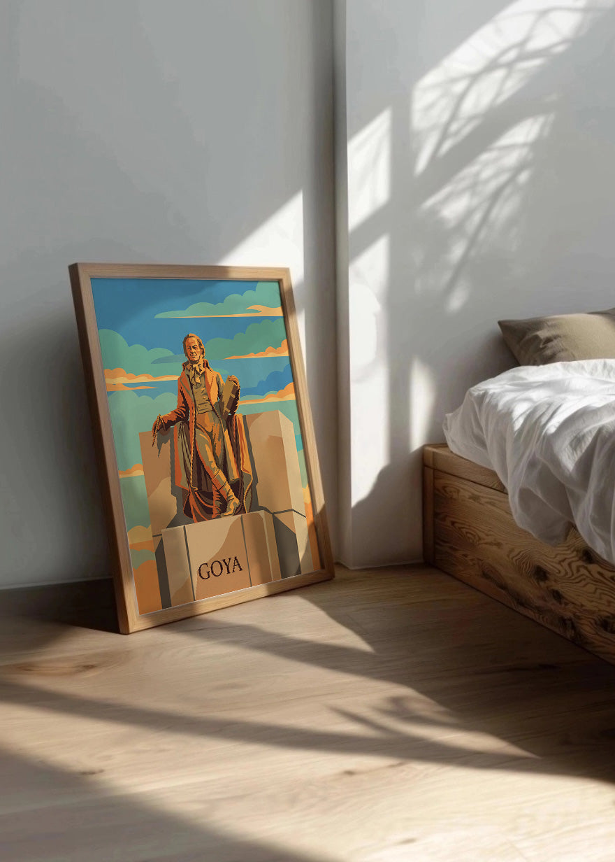 Cuadro Goya en Zaragoza - Poster