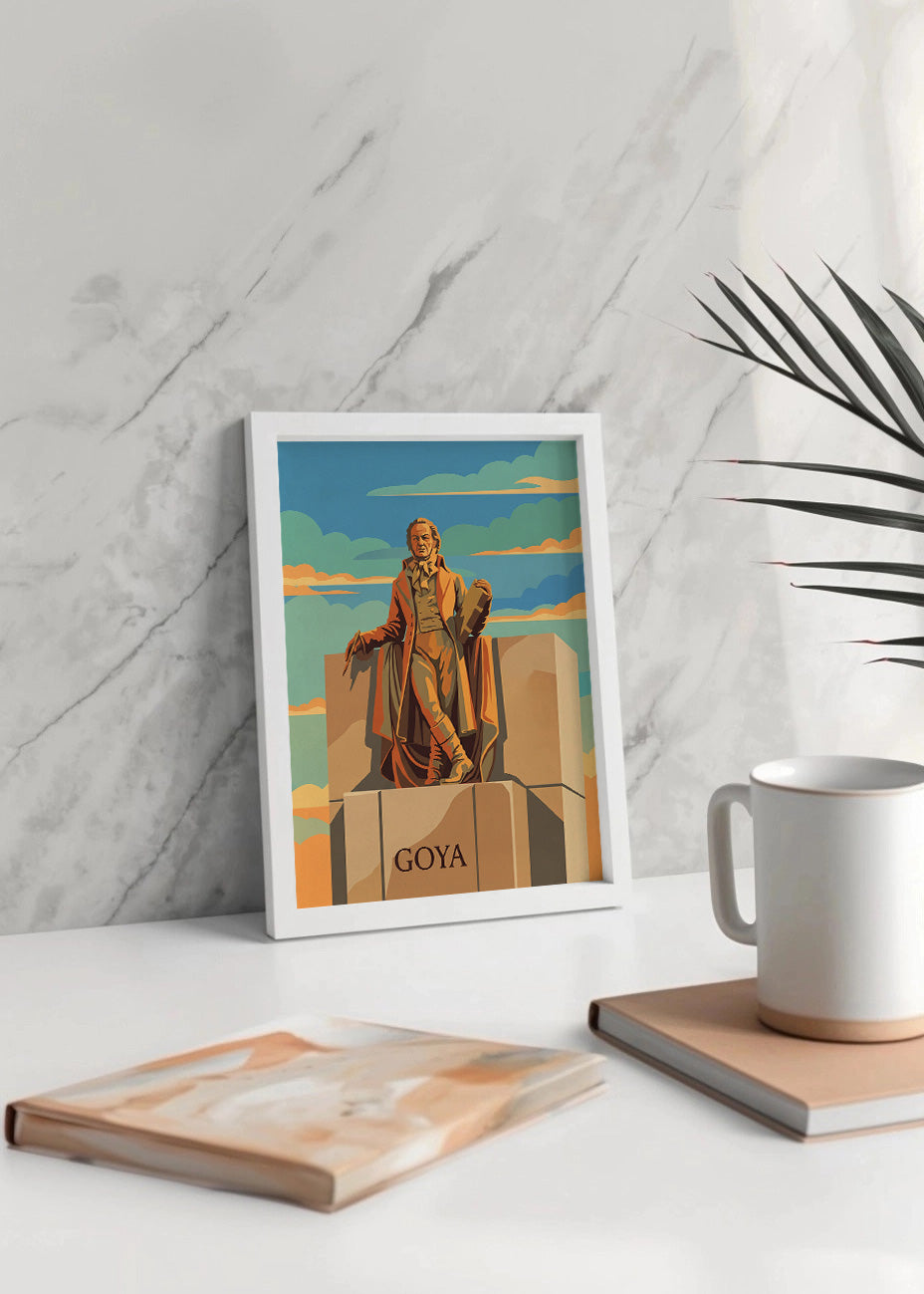 Cuadro Goya en Zaragoza - Poster