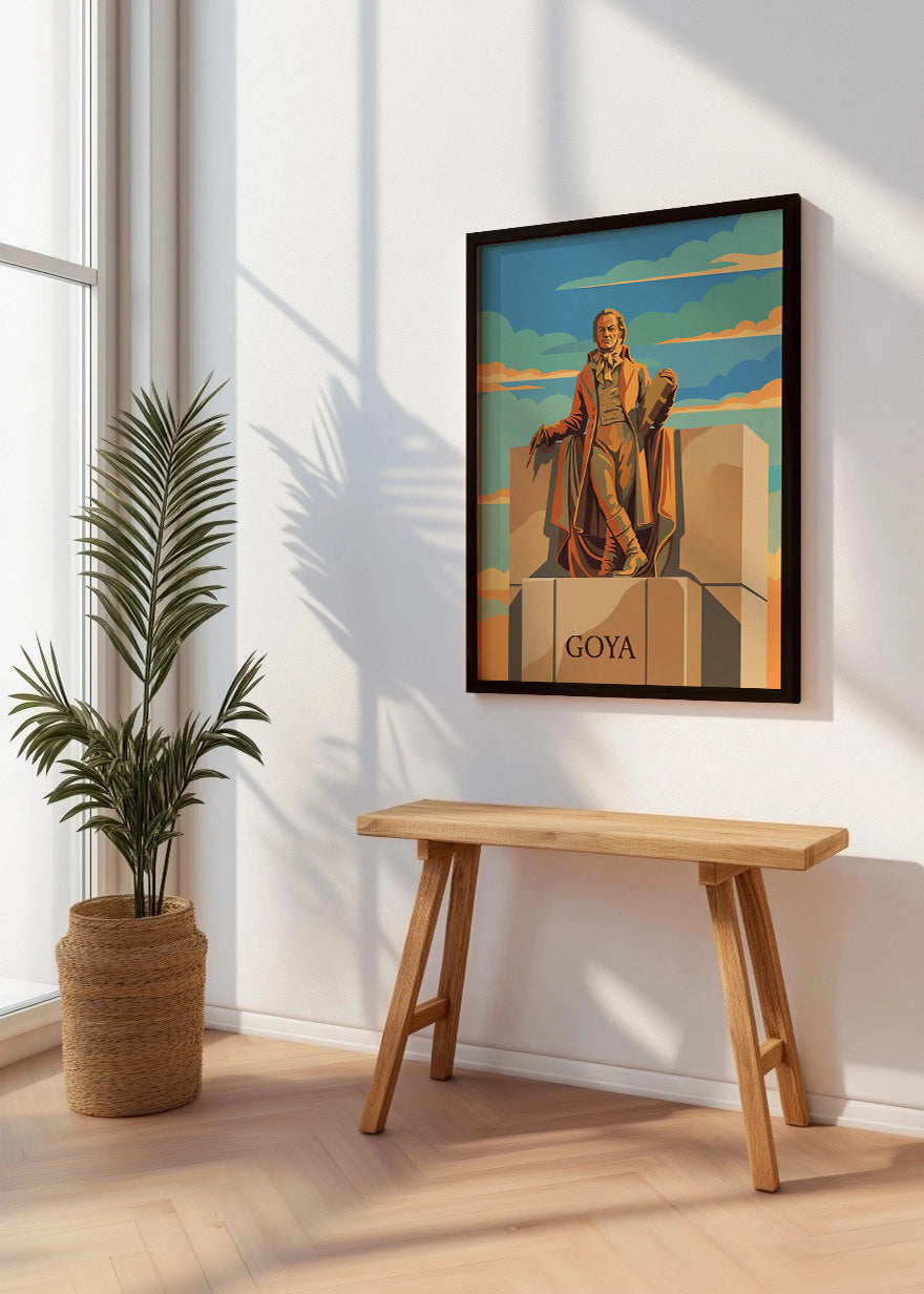Cuadro Goya en Zaragoza - Poster