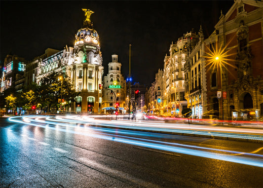 Cuadro ​Gran Vía de noche