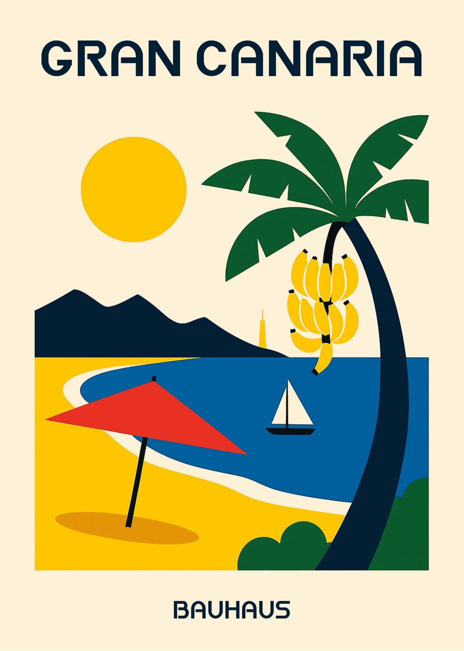 Cuadro Gran Canaria Poster Bauhaus