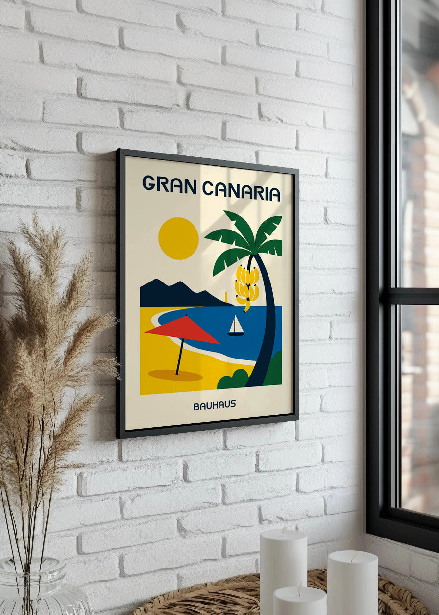 Cuadro Gran Canaria Poster Bauhaus