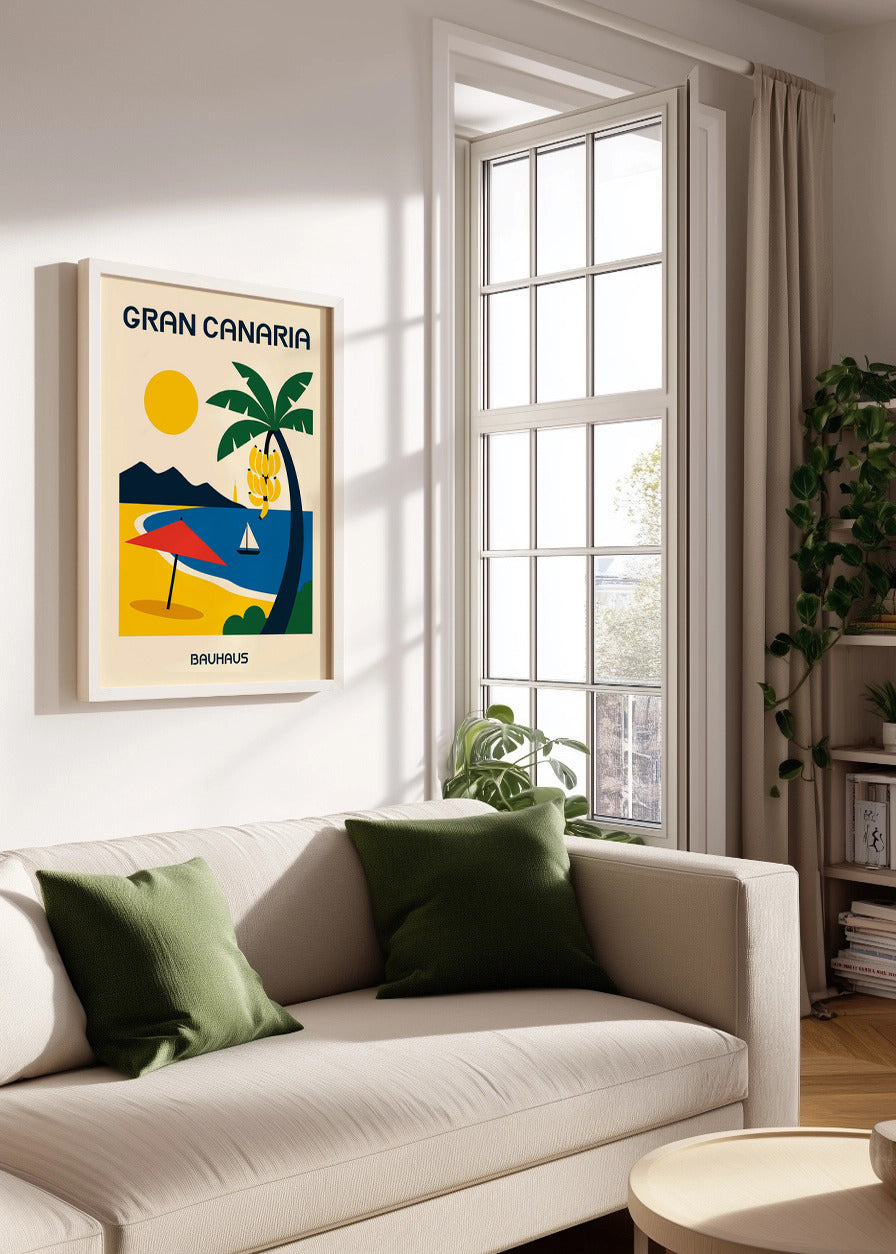 Cuadro Gran Canaria Poster Bauhaus