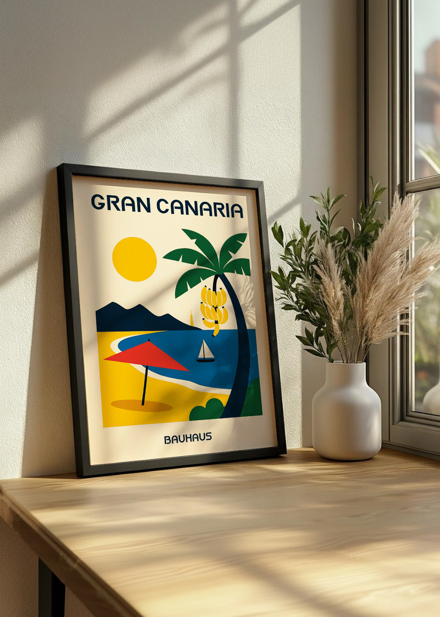 Cuadro Gran Canaria Poster Bauhaus