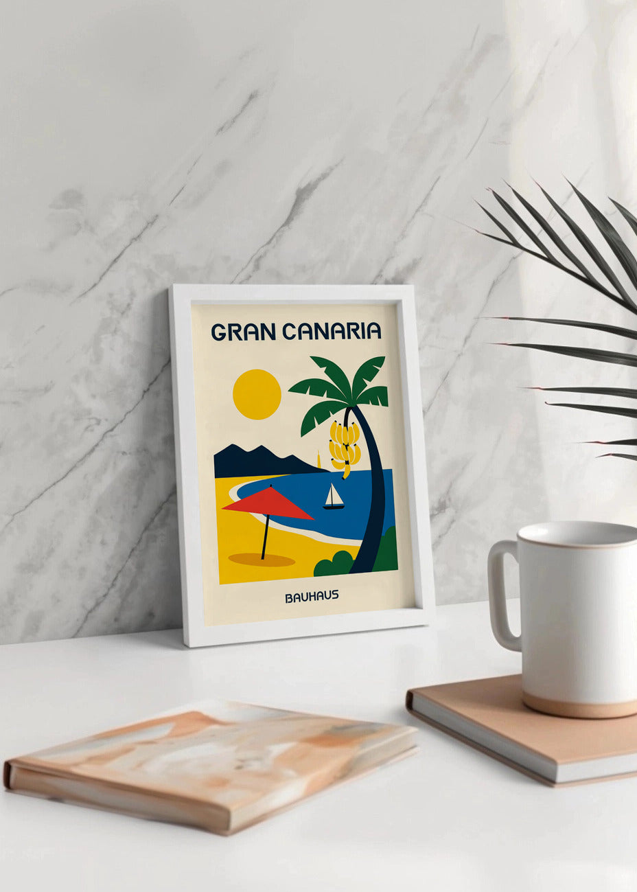 Cuadro Gran Canaria Poster Bauhaus