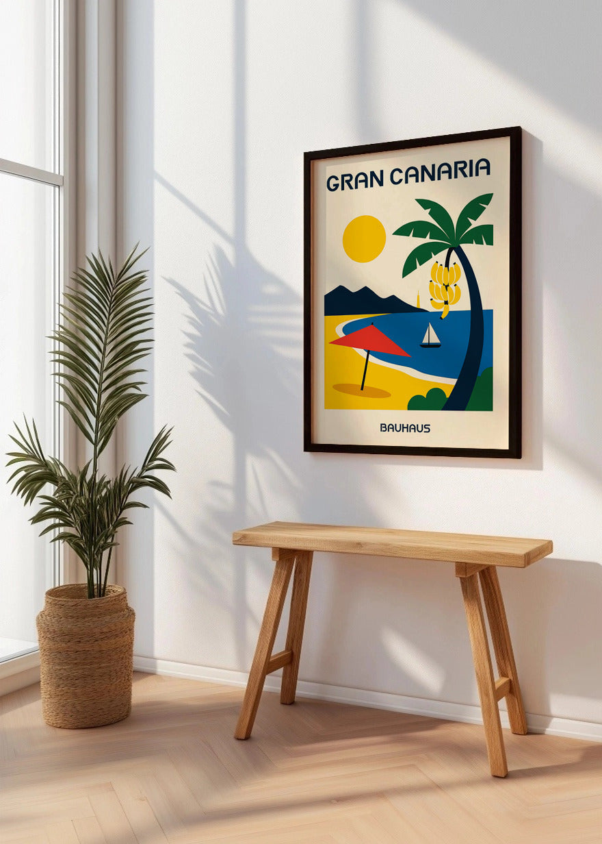 Cuadro Gran Canaria Poster Bauhaus