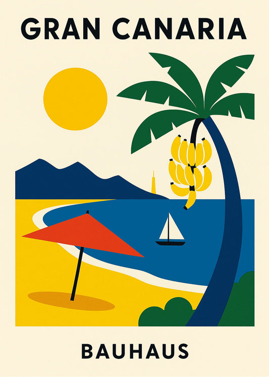 Cuadro Gran Canaria Poster Bauhaus