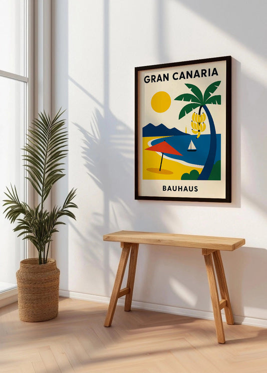 Cuadro Gran Canaria Poster Bauhaus