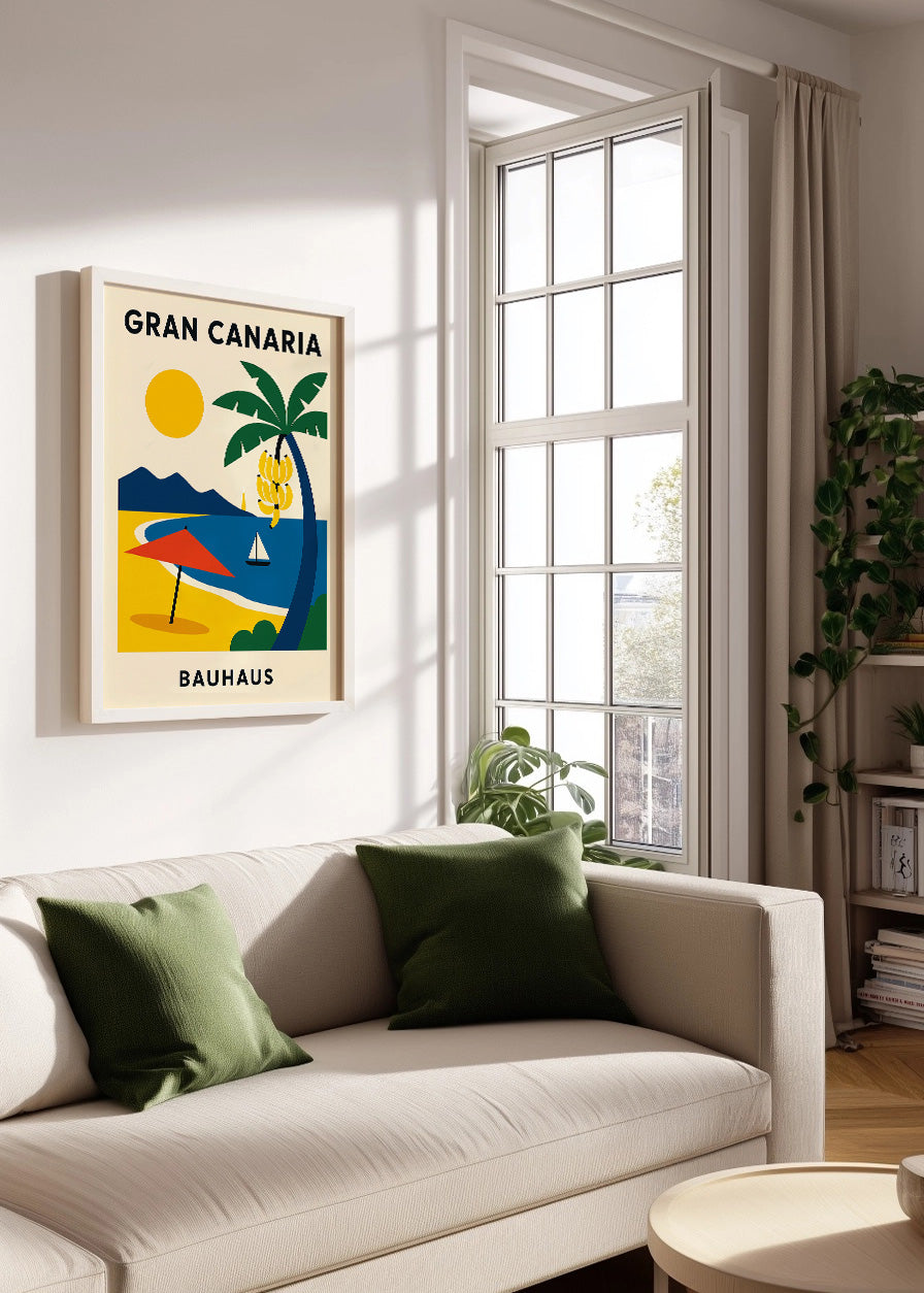 Cuadro Gran Canaria Poster Bauhaus