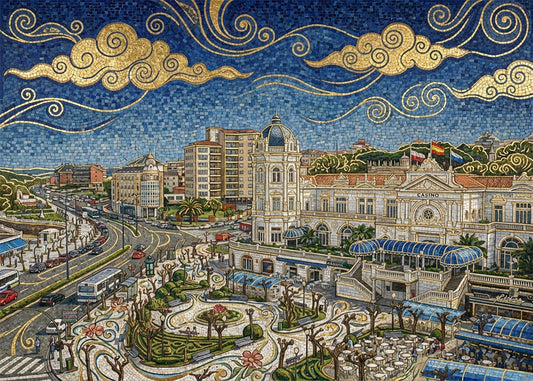 Cuadro Gran Hotal Sardinero - Art Nouveau