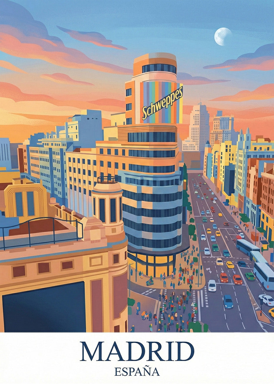 Cuadro Gran Vía y Callao - Flat