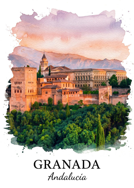 Cuadro Granada - Postal