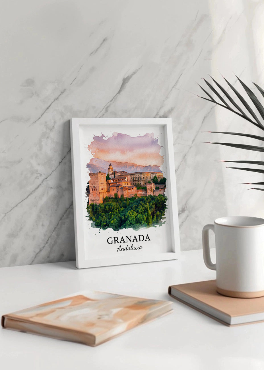 Cuadro Granada - Postal