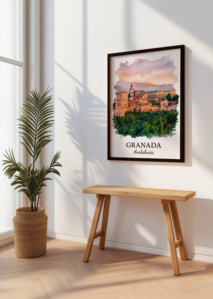 Cuadro Granada - Postal